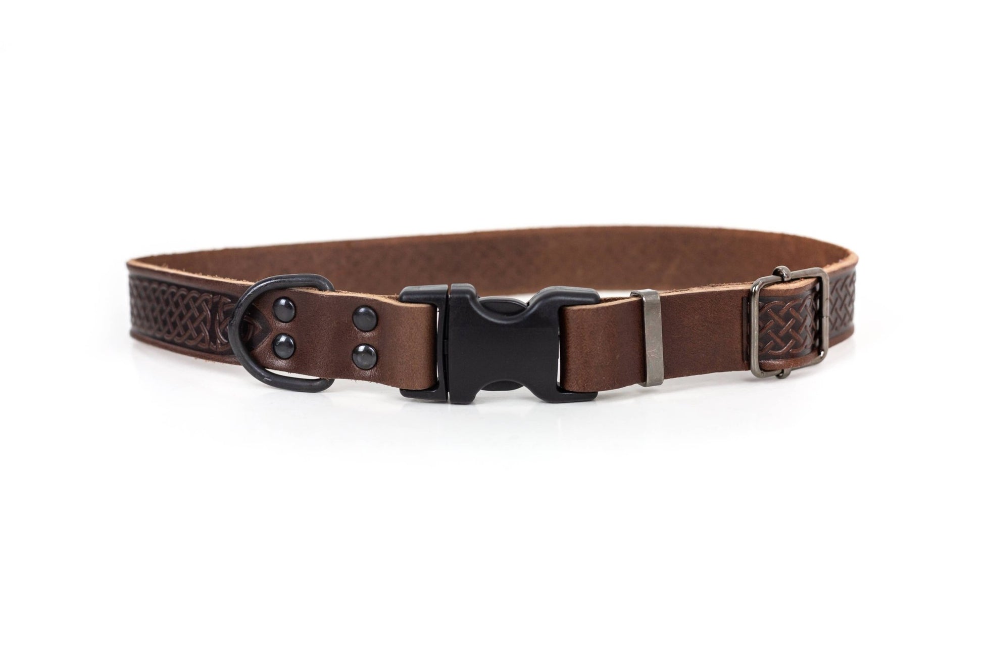 Celtic Sport Style Soft Leather Collar - Ruffingdales, Inc