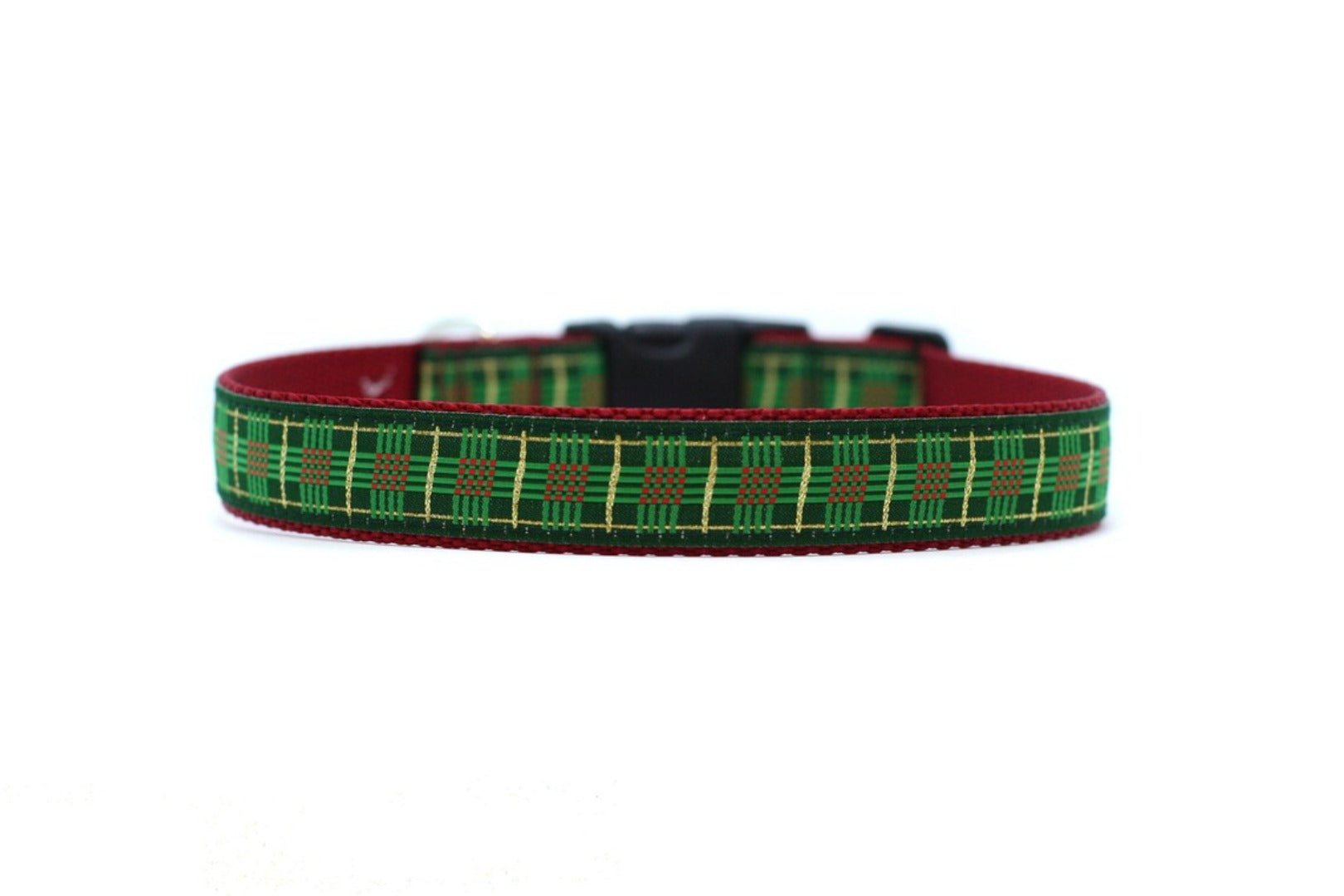 Christmas Plaid Collar - 1" - Ruffingdales, Inc