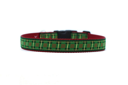 Christmas Plaid Collar - 1" - Ruffingdales, Inc