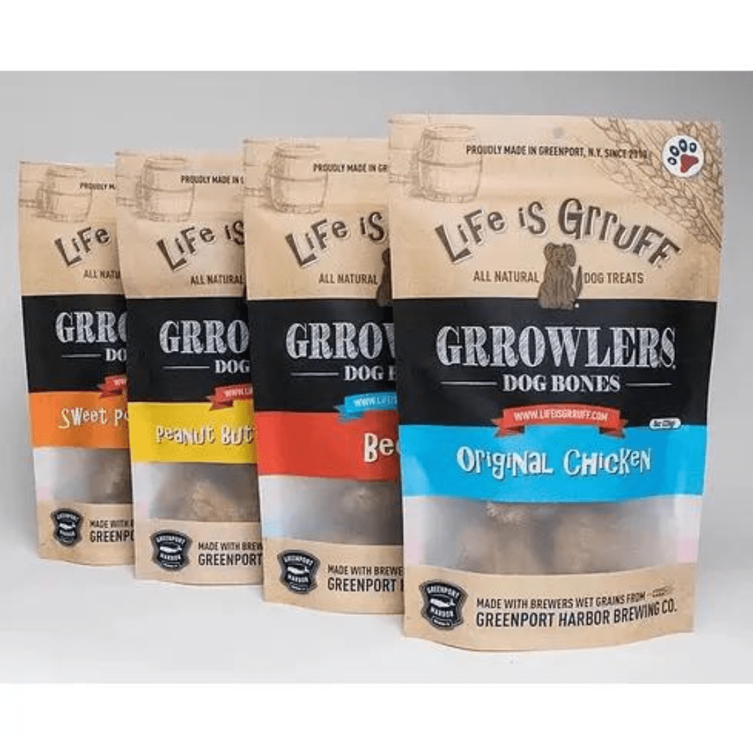 Grrowlers Dog Bones 4oz - Ruffingdales, Inc