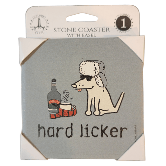 Hard Licker - Teddy the Dog - 1 - pack Coaster w/Easel - Ruffingdales, Inc