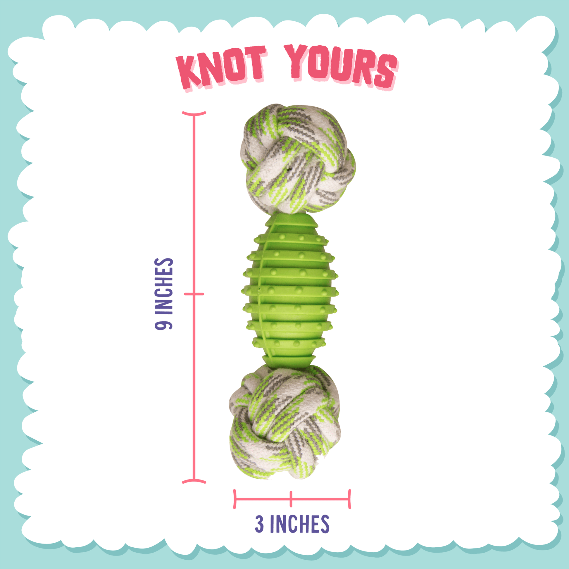 Knot Yours Rope Dog Toy - Ruffingdales, Inc
https://ruffingdales.com › products › knot-yours-rope-dog-toy