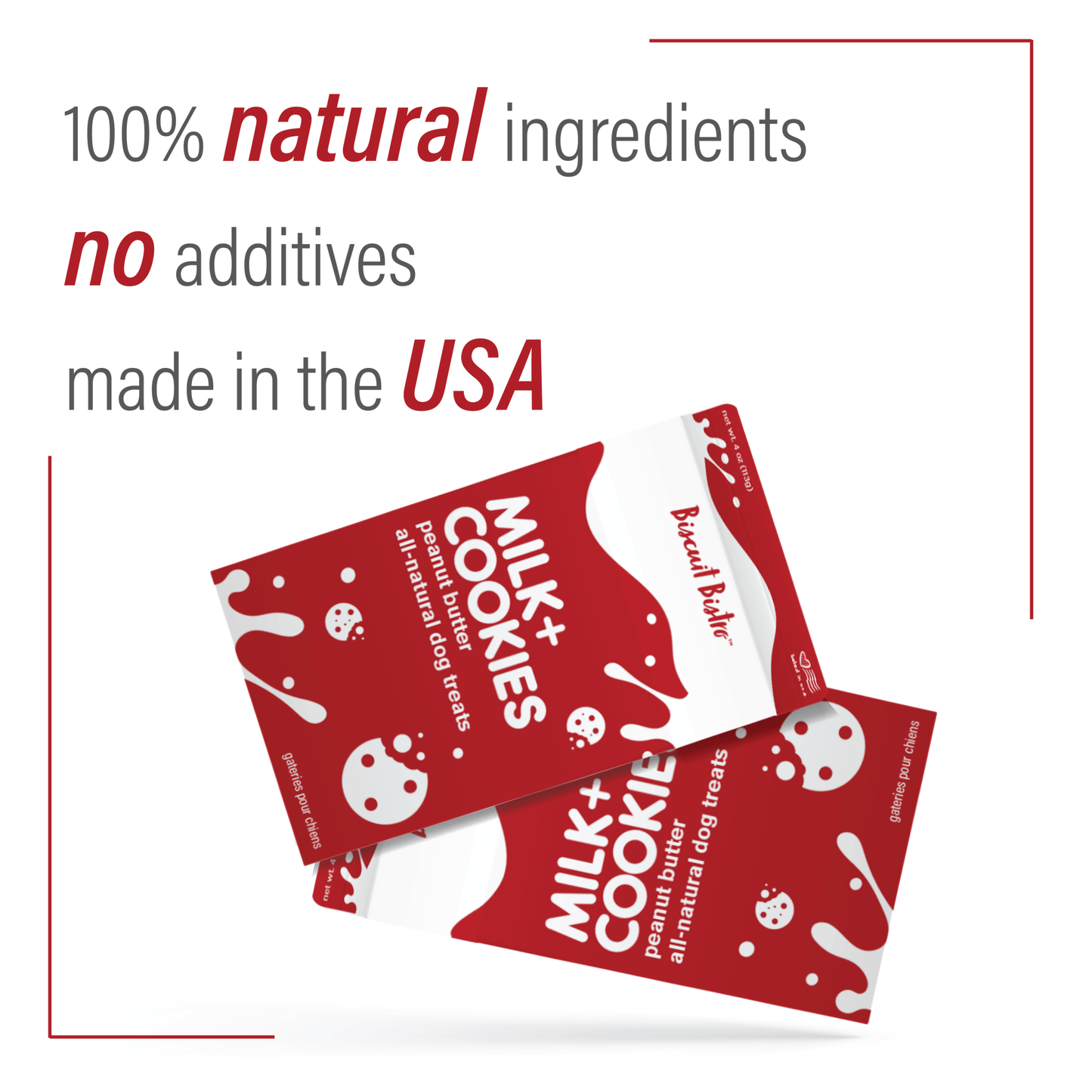 Milk + Cookies - Peanut Butter Treats - Ruffingdales, Inc
https://ruffingdales.com/products/milk-cookies-peanut-butter-dog-treats-4-oz