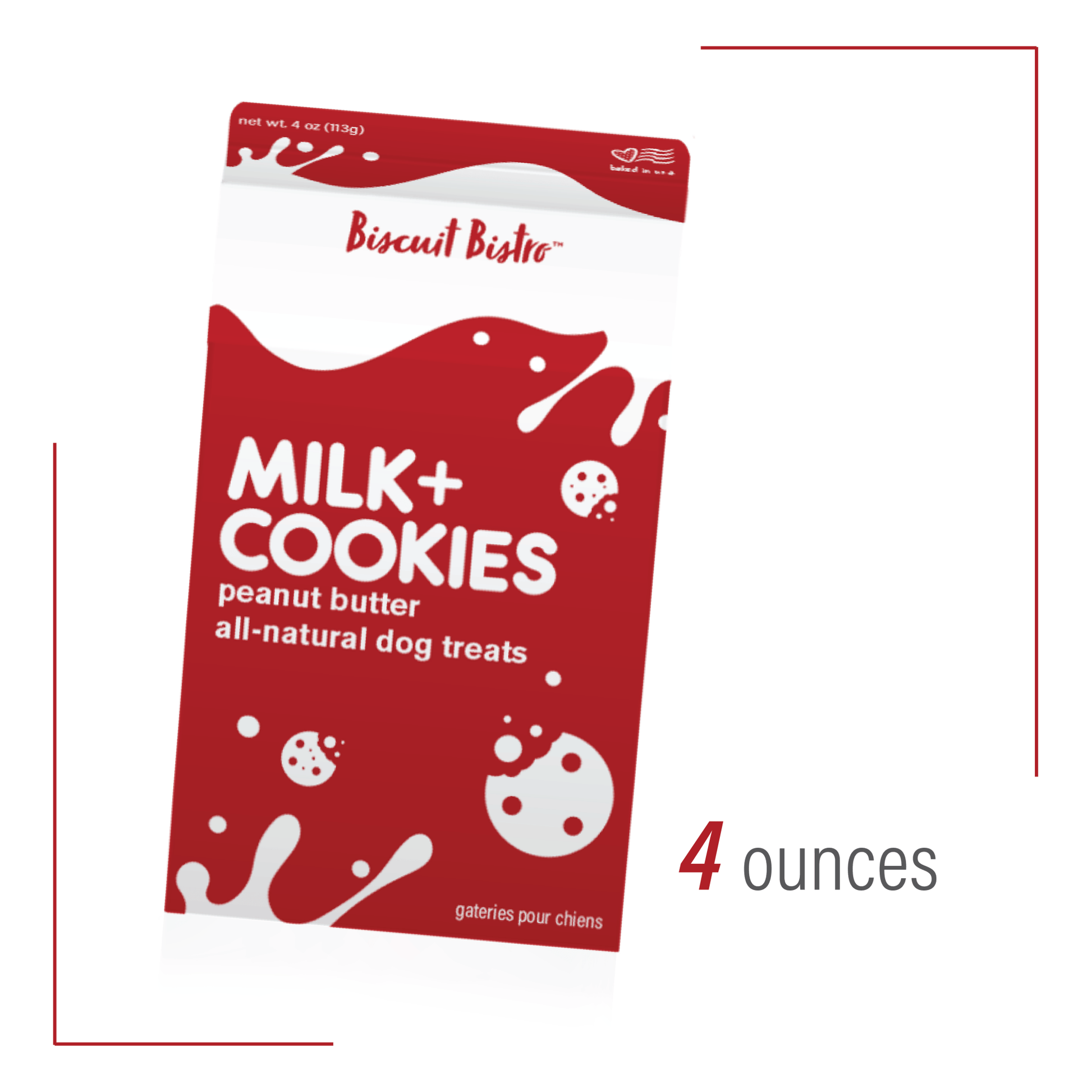 Milk + Cookies - Peanut Butter Treats - Ruffingdales, Inc
https://ruffingdales.com/products/milk-cookies-peanut-butter-dog-treats-4-oz
