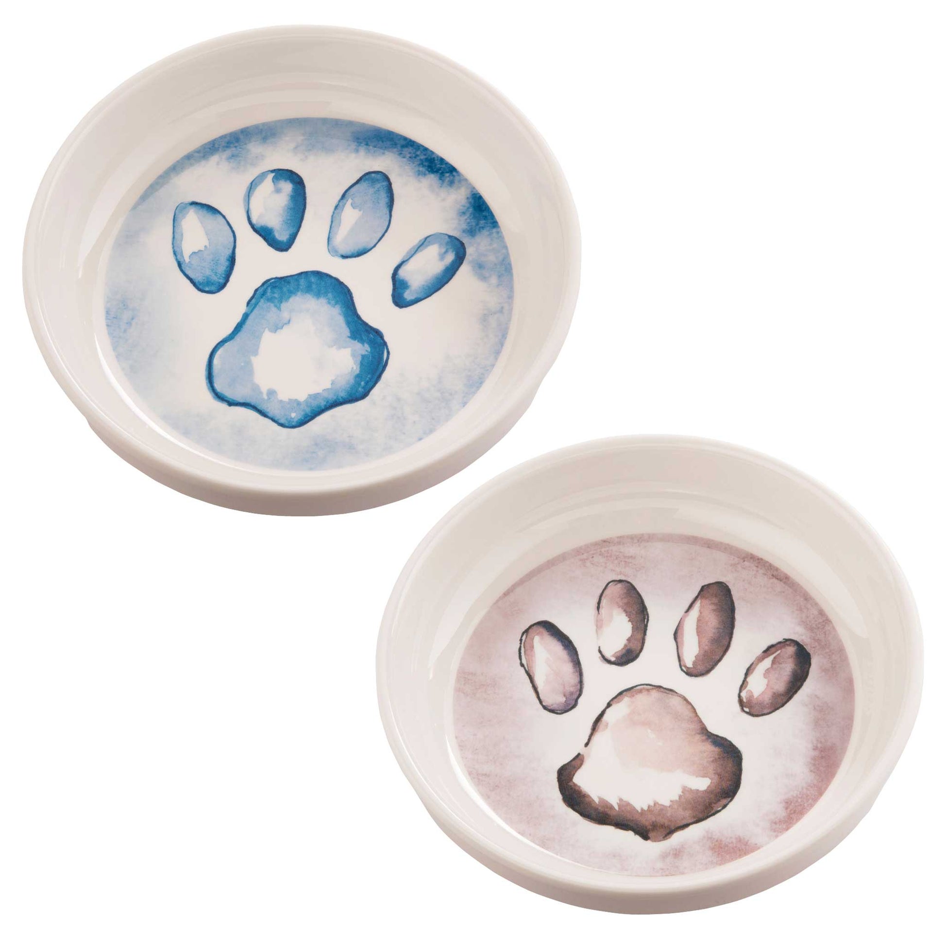 Pet Bowl | Gift Set Watercolor Paws - Ruffingdales, Inc