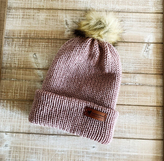 Pink Beanie (fur the - ) - Ruffingdales, Inc