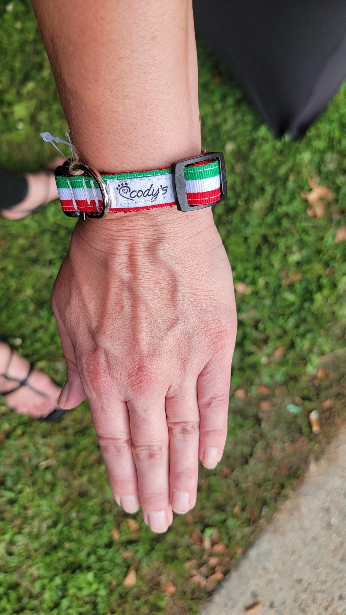 PRE - ORDER - Italian Pride Collar - 1" - Ruffingdales, Inc