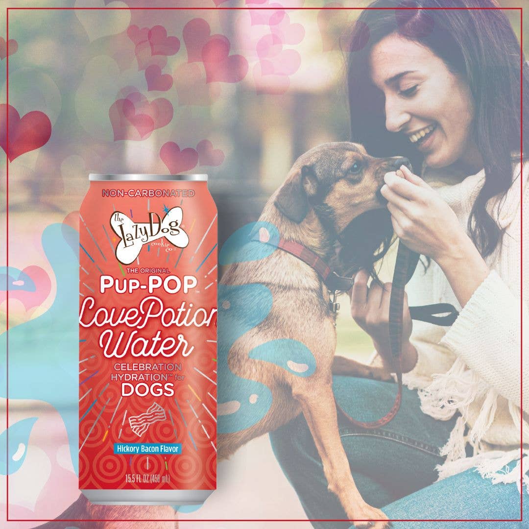 Pup - POP® Love Potion Water Hickory Bacon Flavor - Ruffingdales, Inc