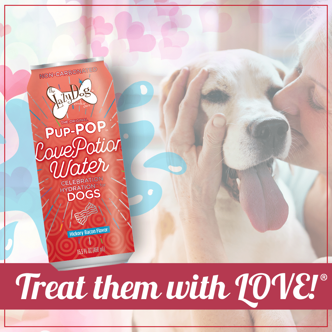 Pup - POP® Love Potion Water Hickory Bacon Flavor - Ruffingdales, Inc