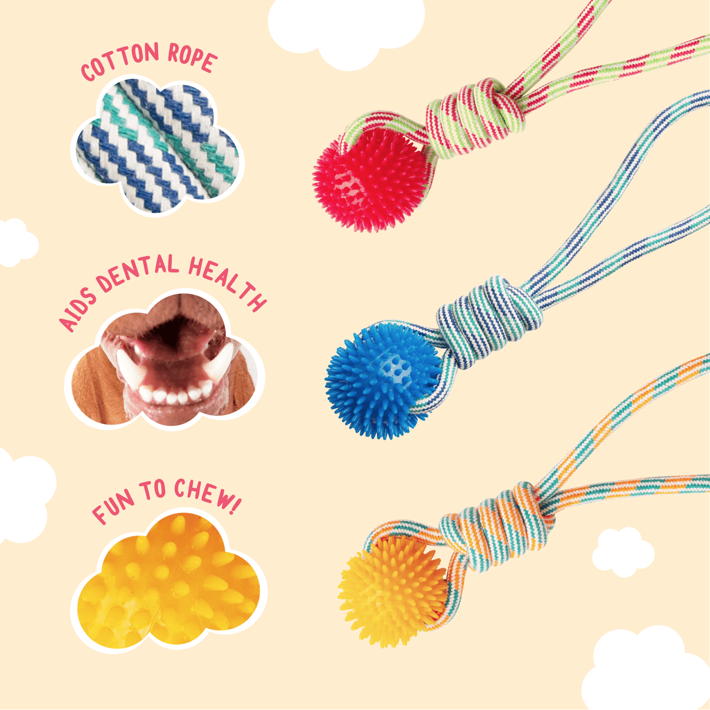 Spike - O - Mite Rope Dog Toy - Ruffingdales, Inc
https://ruffingdales.com › products › spike-o-mite-rope-dog-toy