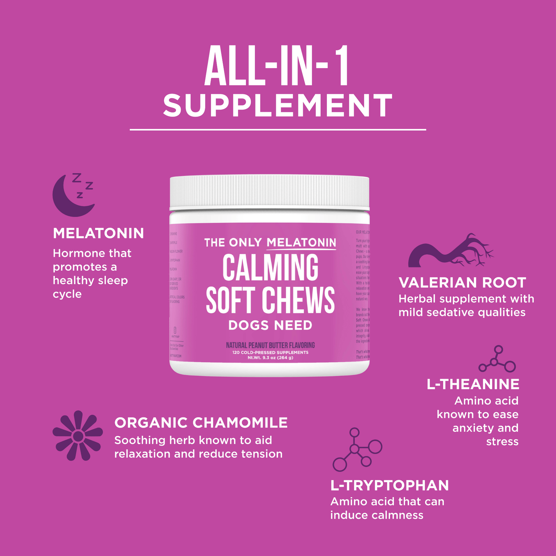 The Only Melatonin Calming Soft Chews Dogs Need - Ruffingdales, Inc