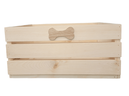 Wood Bin - Pine Dog Crate - Made to Order - Ruffingdales, Inc