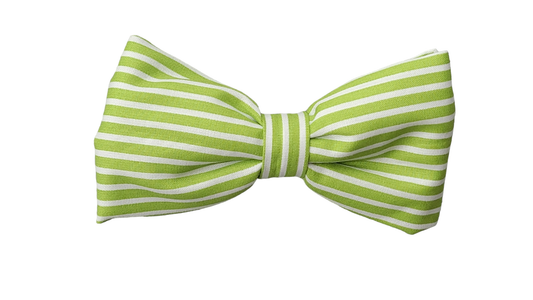 Bowtie - Medium - Green Stripes