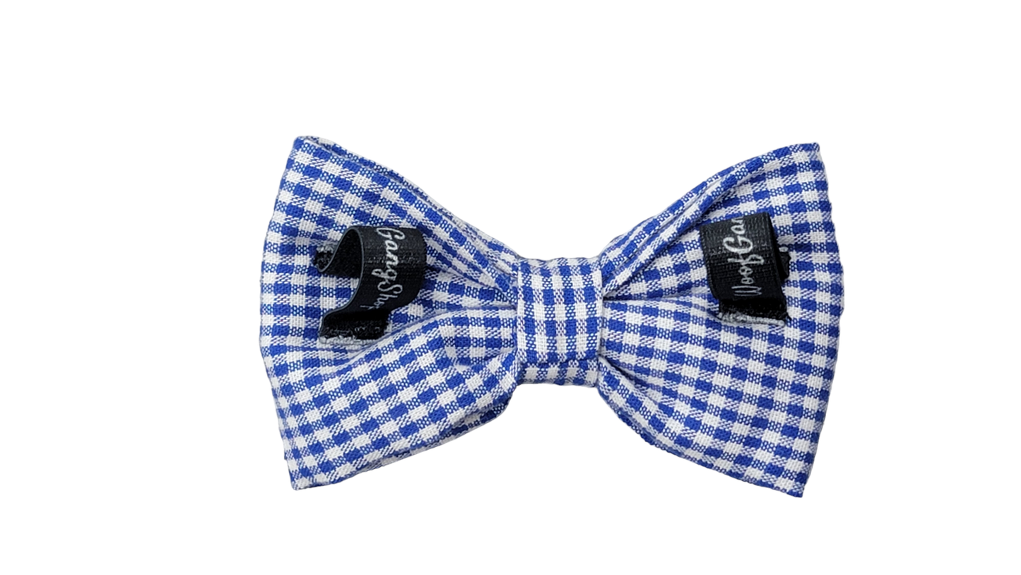 Bowtie - Medium - Blue Gingham