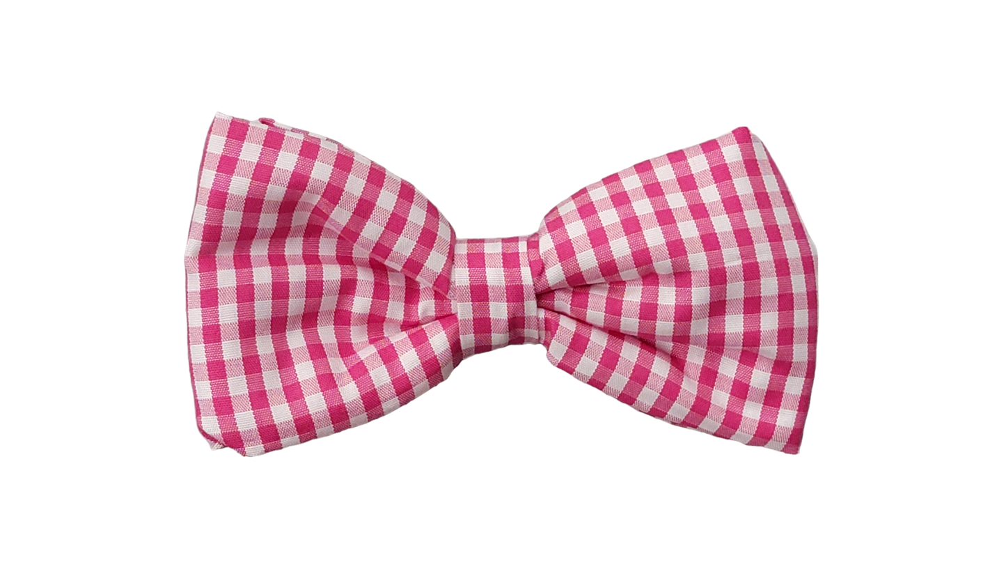 Bowtie - Medium - Pink Gingham