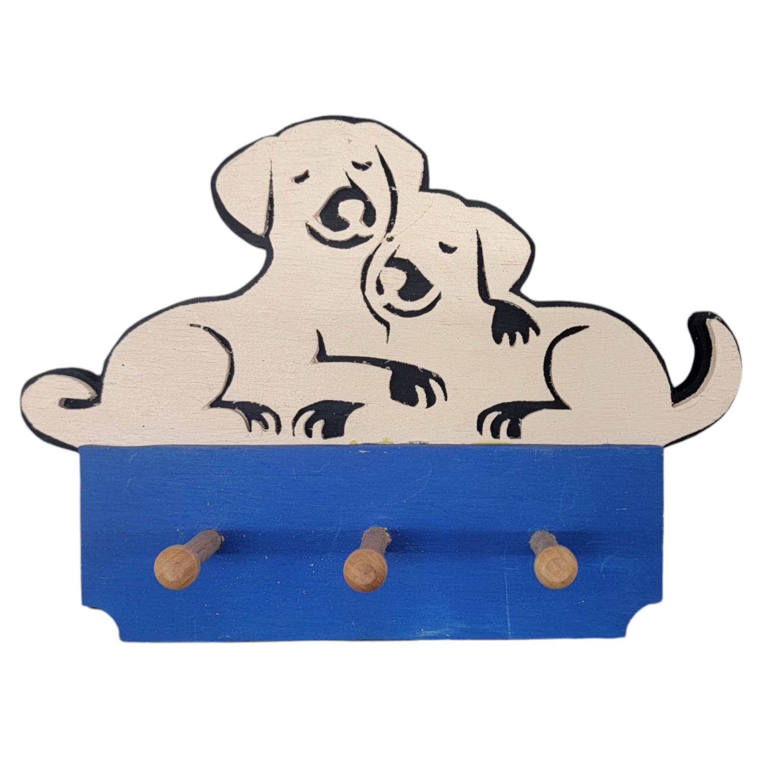 front of leash holder- Royal Blue