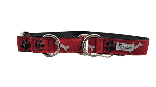 Gone To The Dogs Collar - Red - 1"