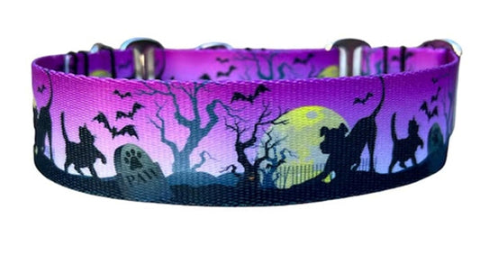 Halloween Graveyard Collar- 1"