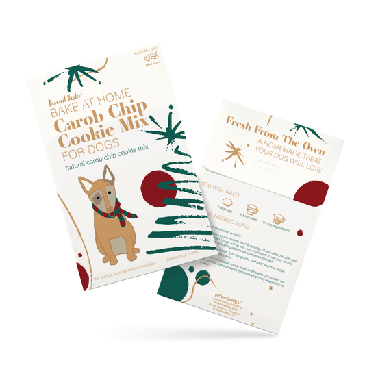 Bake at Home - Holiday - Carob Chip Cookie Mix for Dogs - Ruffingdales, Inc