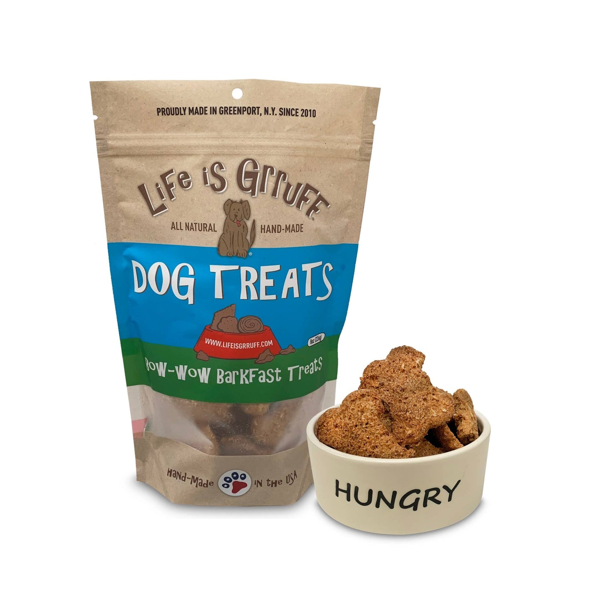 Bow Wow Barkfast Treats 8 oz - Ruffingdales, Inc