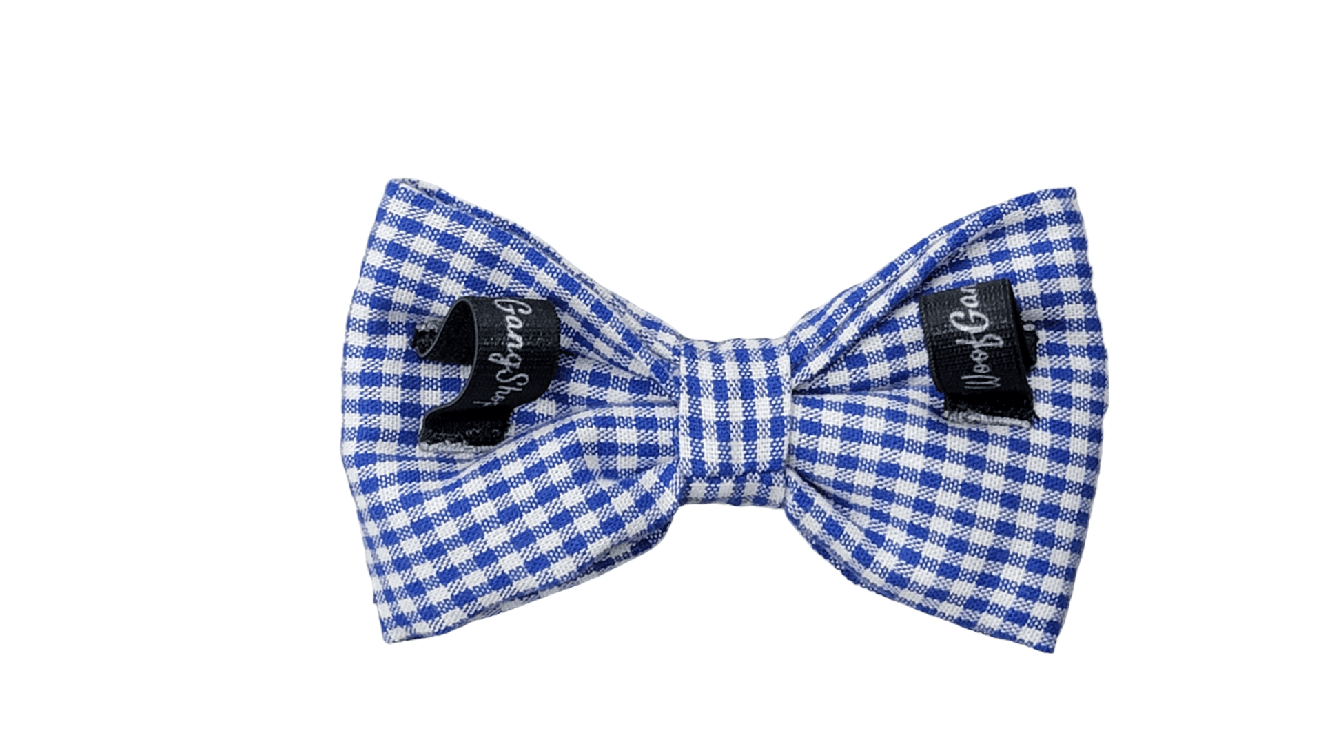 Bowtie - Medium - Blue Gingham - Ruffingdales, Inc