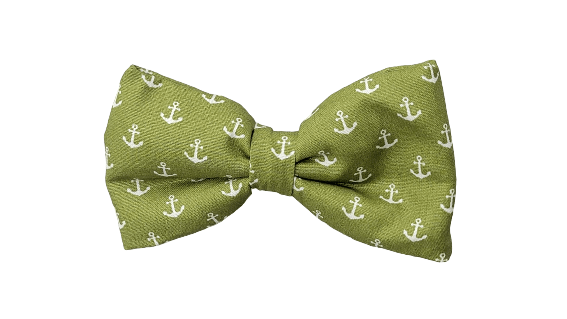 Bowtie - Medium - Green Anchors - Ruffingdales, Inc