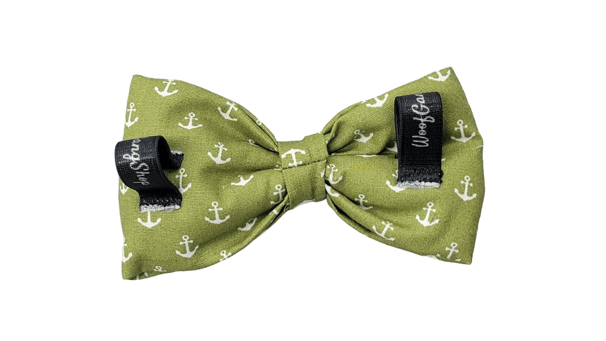 Bowtie - Medium - Green Anchors - Ruffingdales, Inc