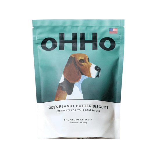 CBD Moe's Peanut Butter Dog Biscuits - Ruffingdales, Inc