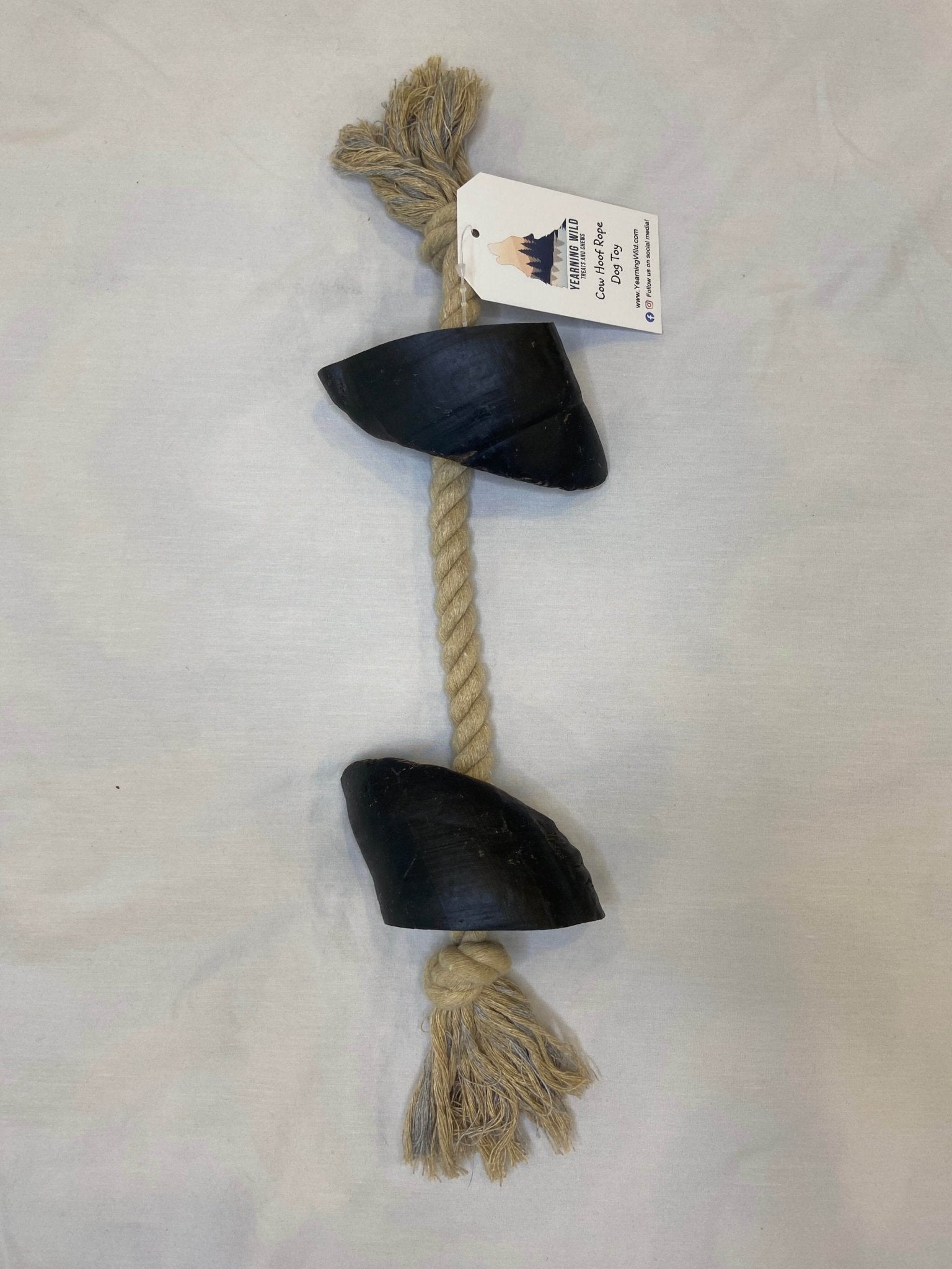 Cow Hoof Rope Toy - Ruffingdales, Inc