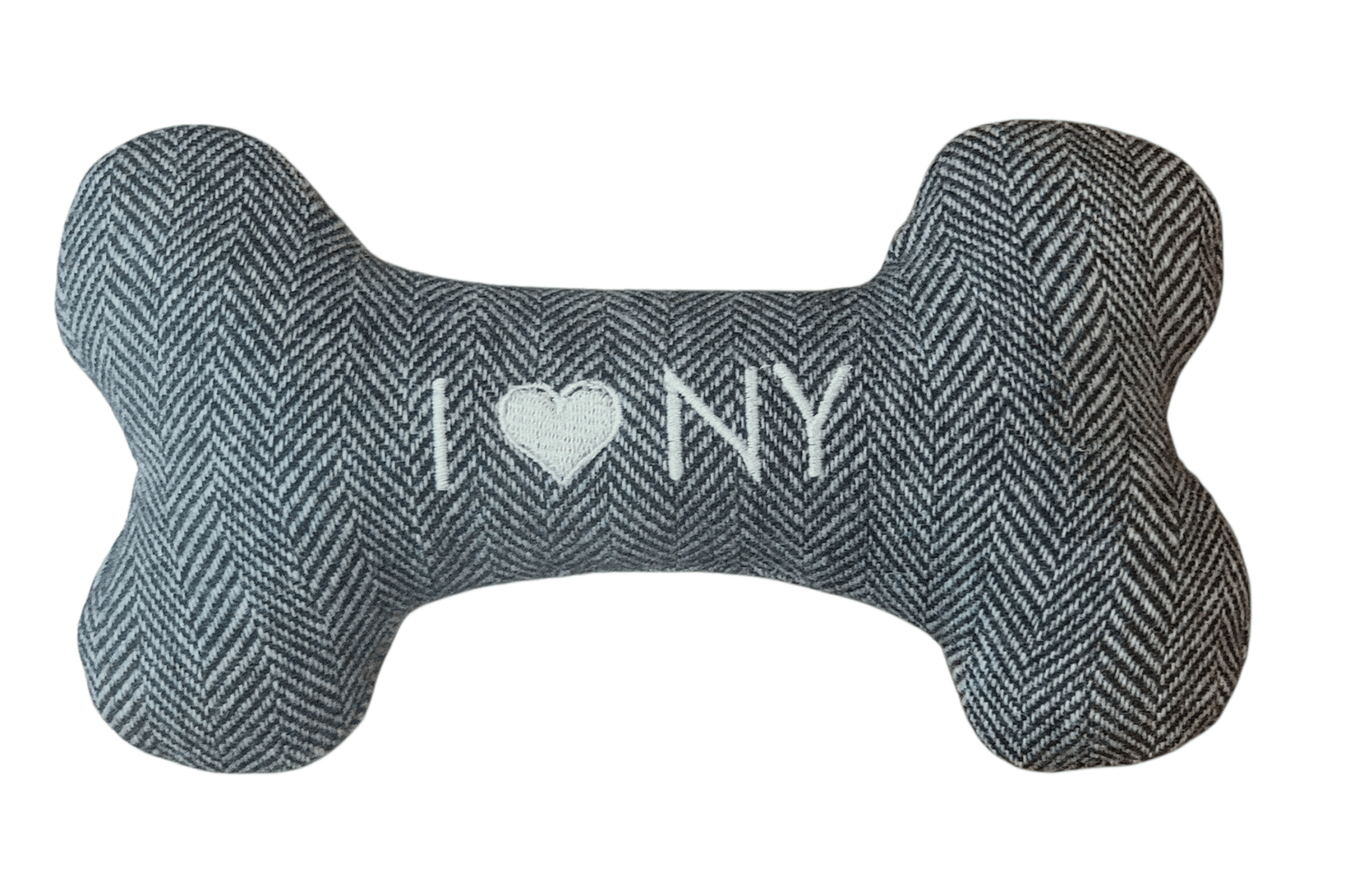 I HEART NY Tweed Squeaker Toy - Ruffingdales, Inc