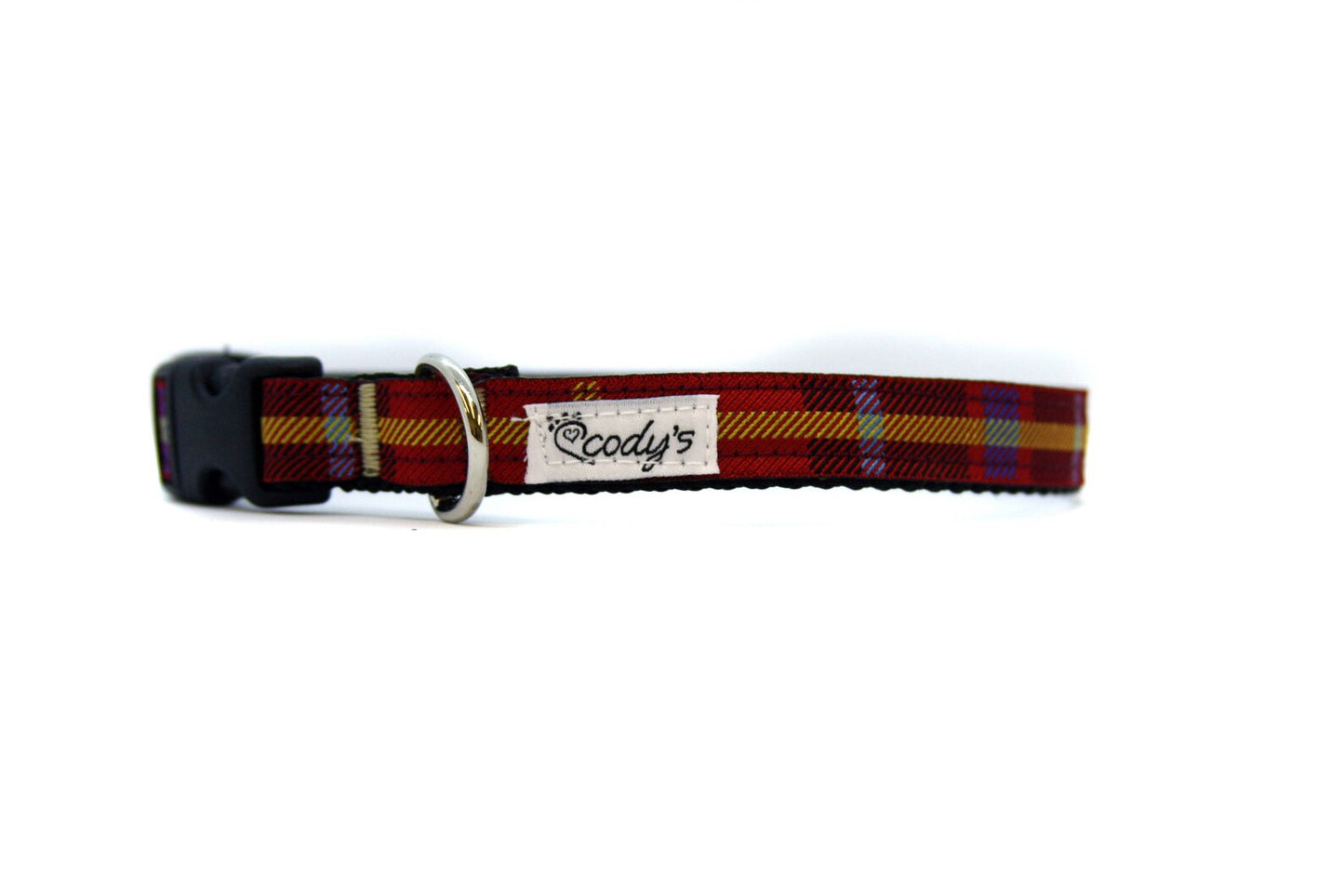 Winter Plaid Collar- 1"