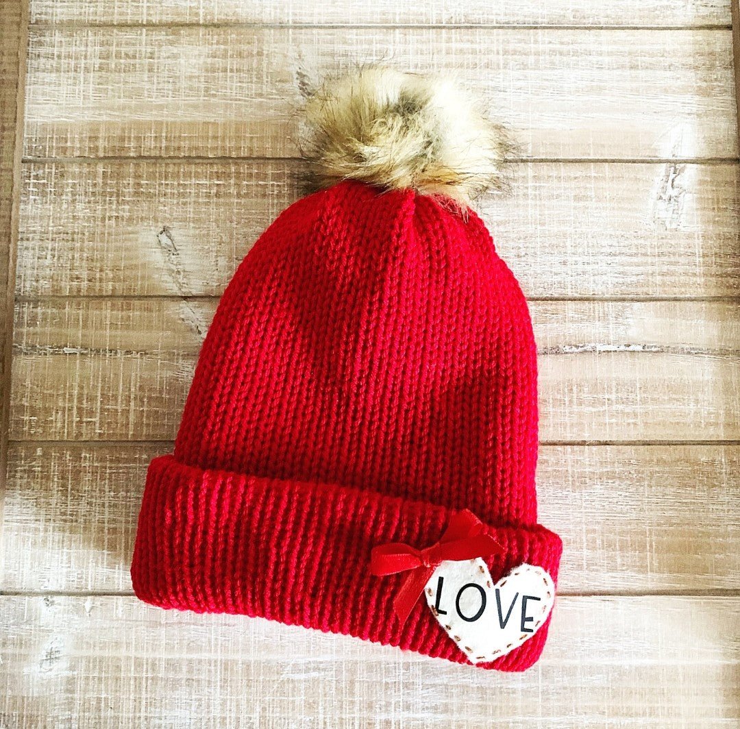 LOVE beanie (fur the - ) - Ruffingdales, Inc