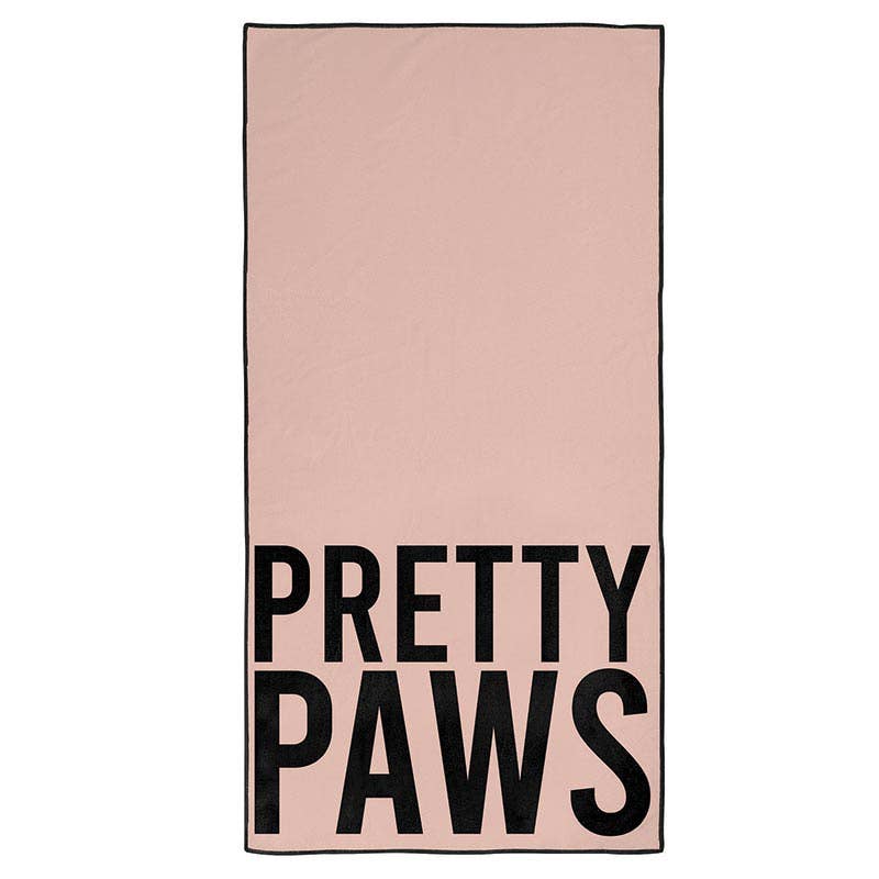 Microfiber Dog Towel - Pretty Paws - Ruffingdales, Inc