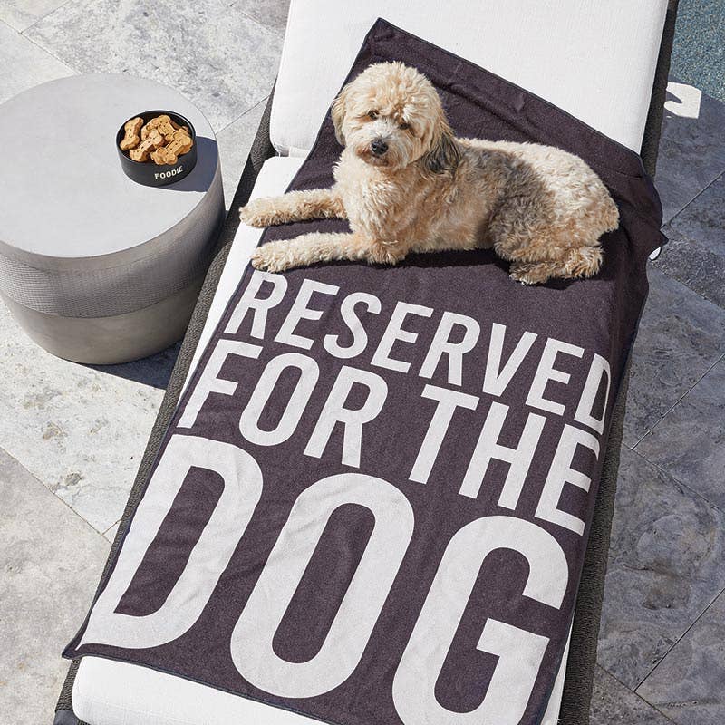 Microfiber Dog Towel - Reserved For the Dog - Ruffingdales, Inc