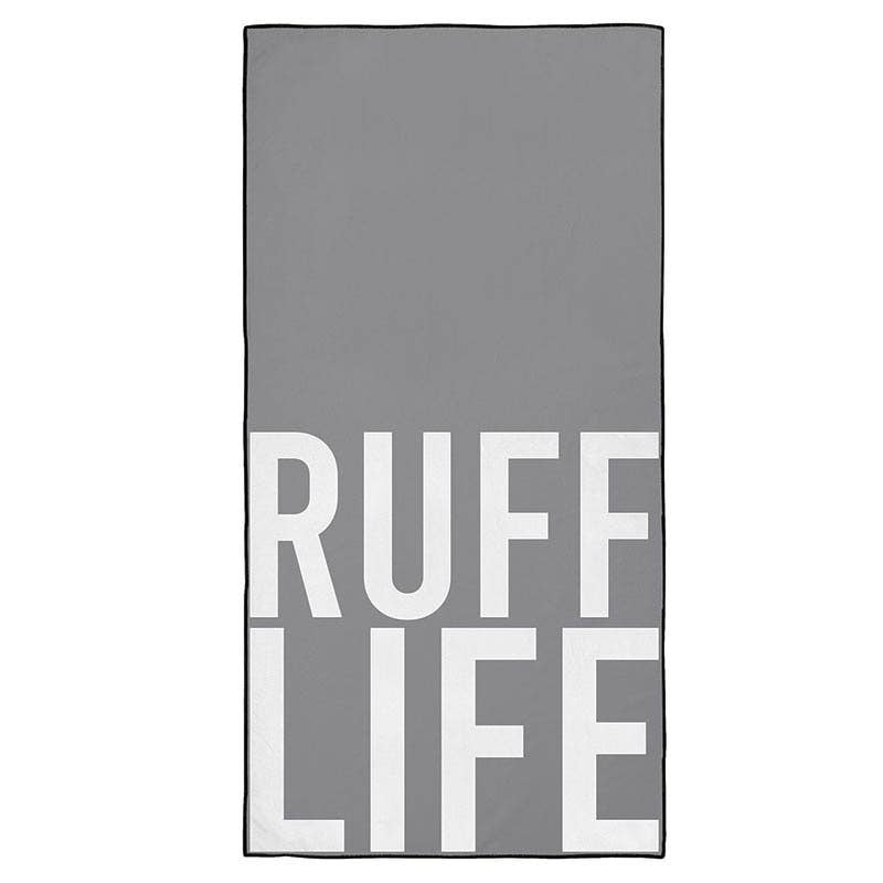 Microfiber Dog Towel - Ruff Life - Ruffingdales, Inc