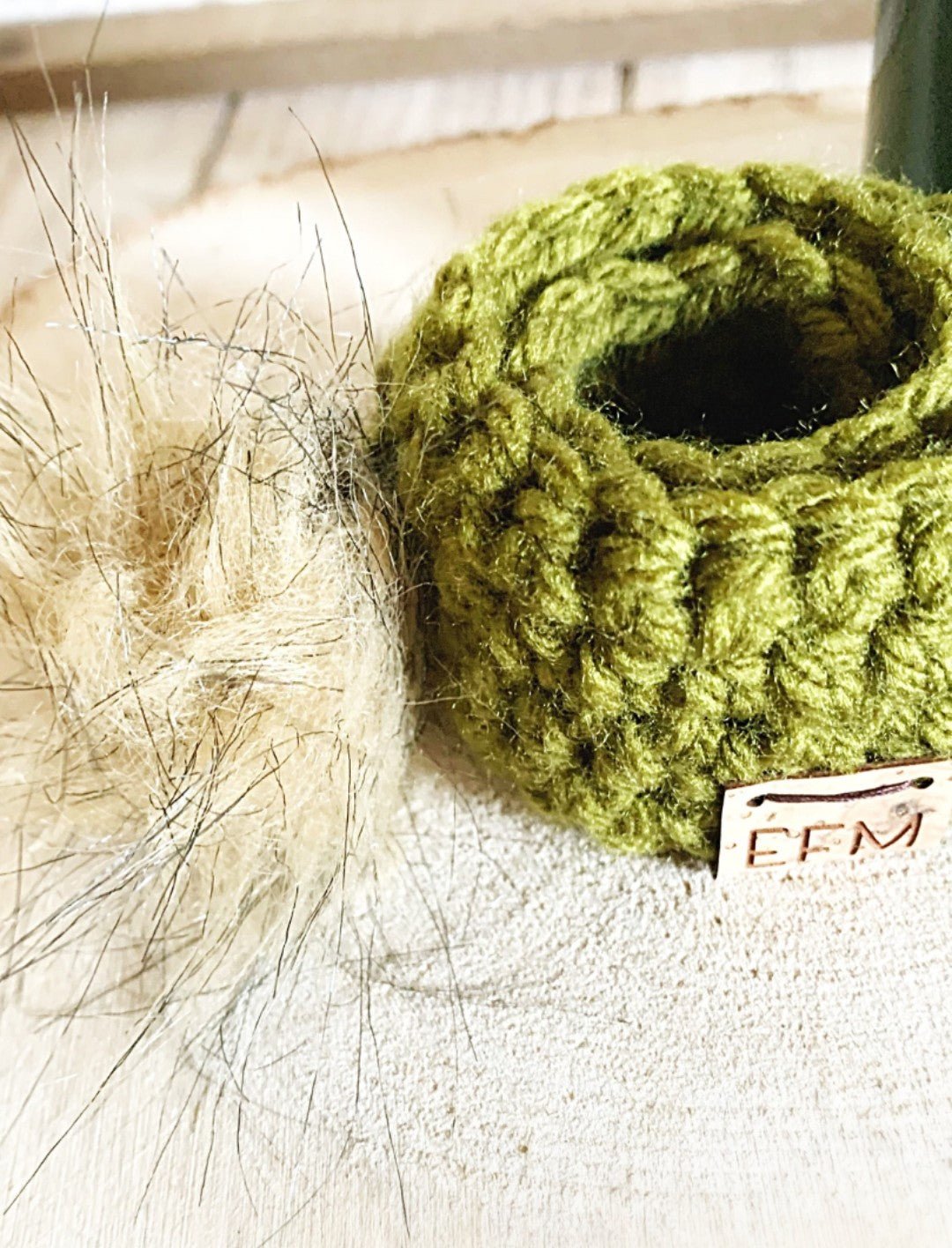 Olive Green Scarf - Ruffingdales, Inc