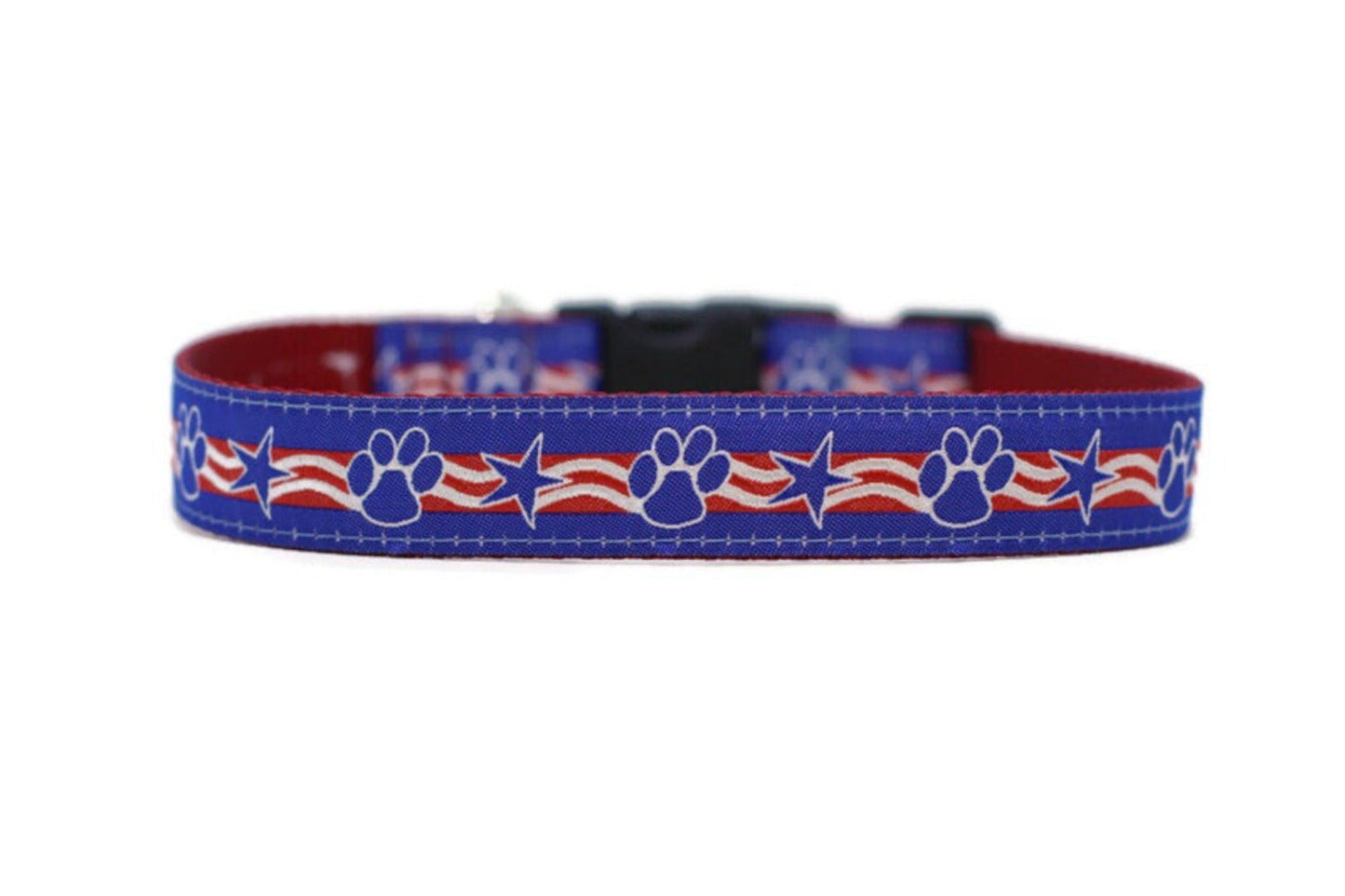 Patriotic Paws Collar - 1" - Ruffingdales, Inc