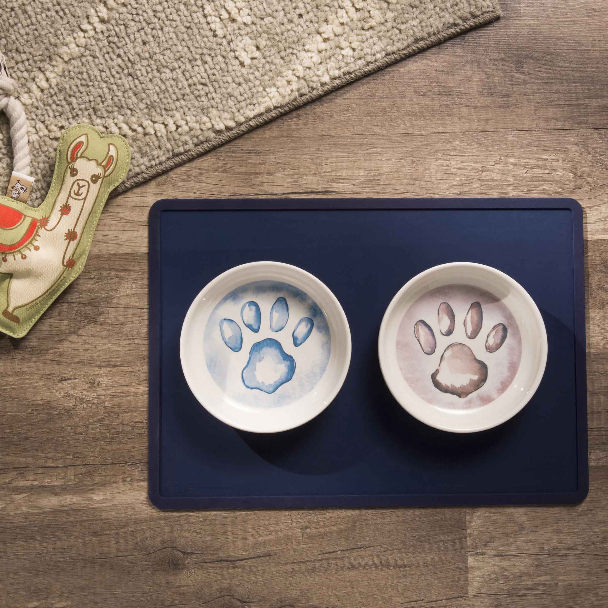 Pet Bowl | Gift Set Watercolor Paws - Ruffingdales, Inc