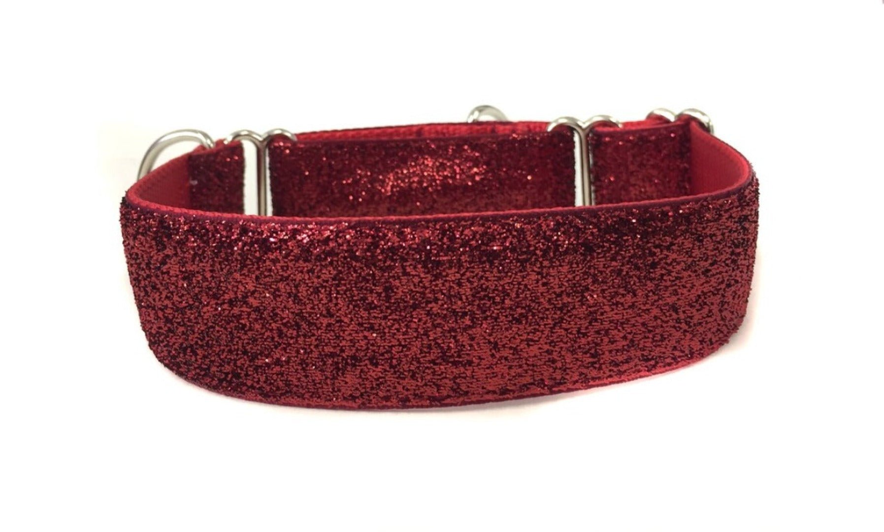 Red Sparkle Collar - 1.5" - Ruffingdales, Inc