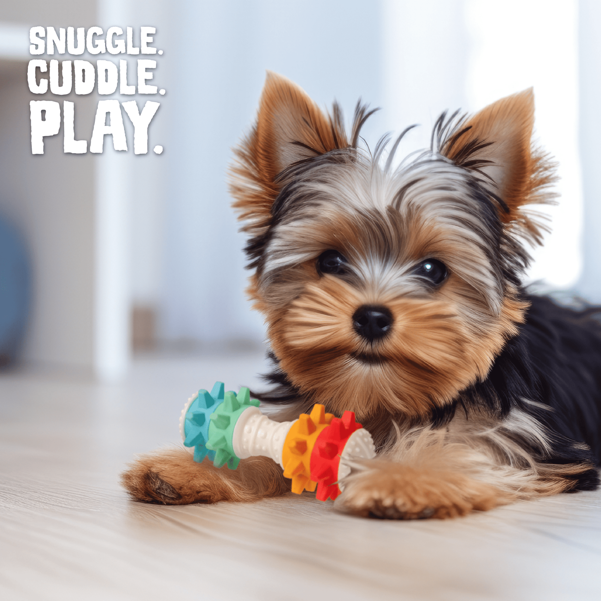 Shake It Off Nylon Noisy Bone Dog Toy - Ruffingdales, Inc