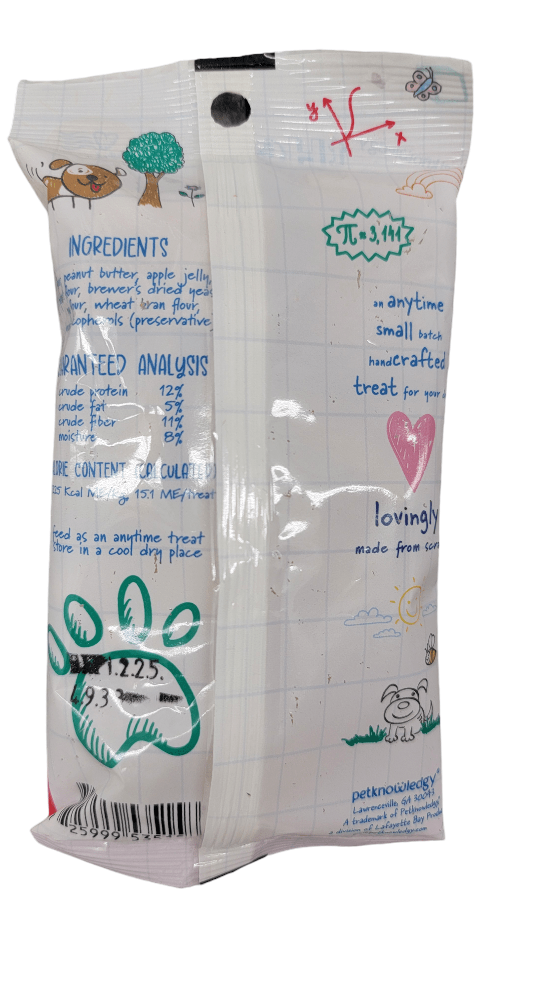 Snack Pack - The Dog Ate My Homework - 2.5oz - Peanut Butter & Jelly - Ruffingdales, Inc
