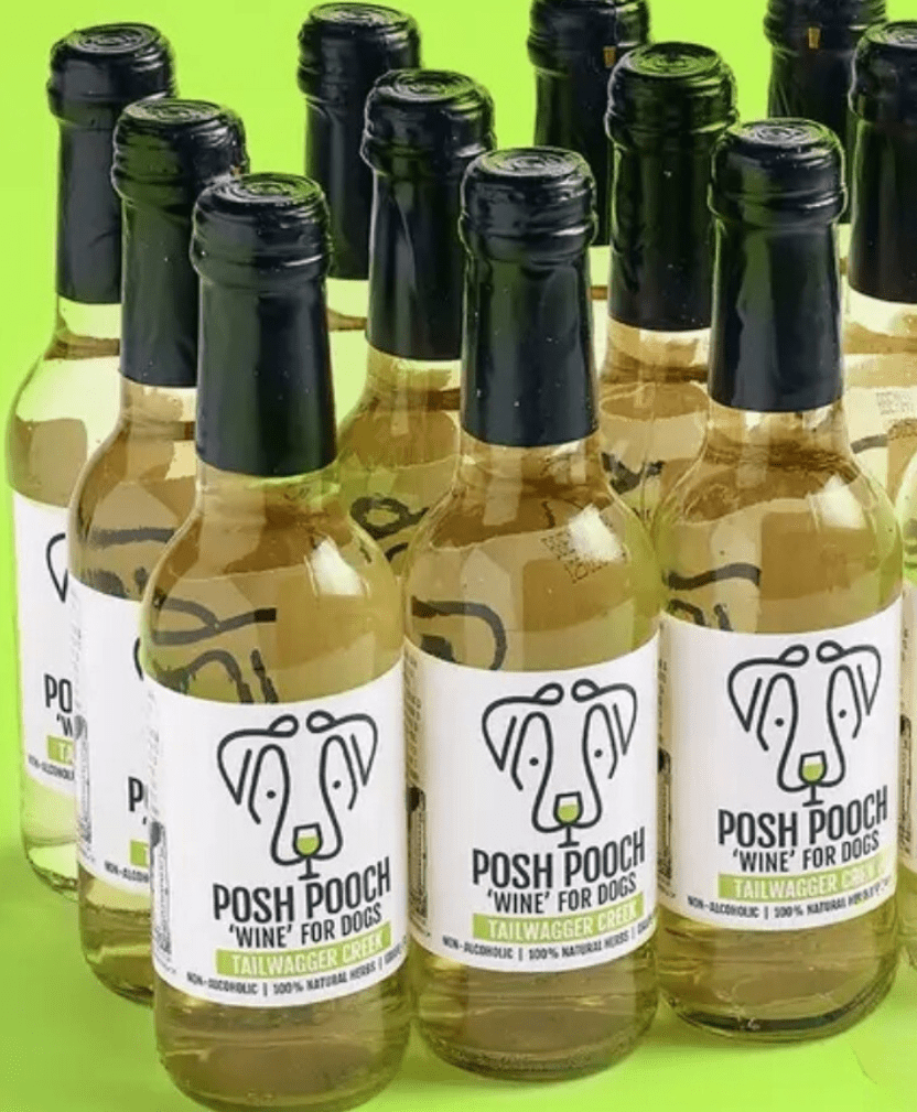 Wine - Posh Pooch - Non Alcoholic - Dog Wine - Ruffingdales, Inc