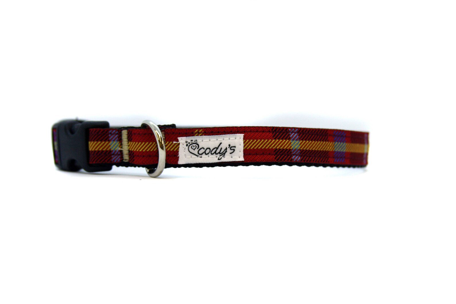 Winter Plaid Collar - 1" - Ruffingdales, Inc