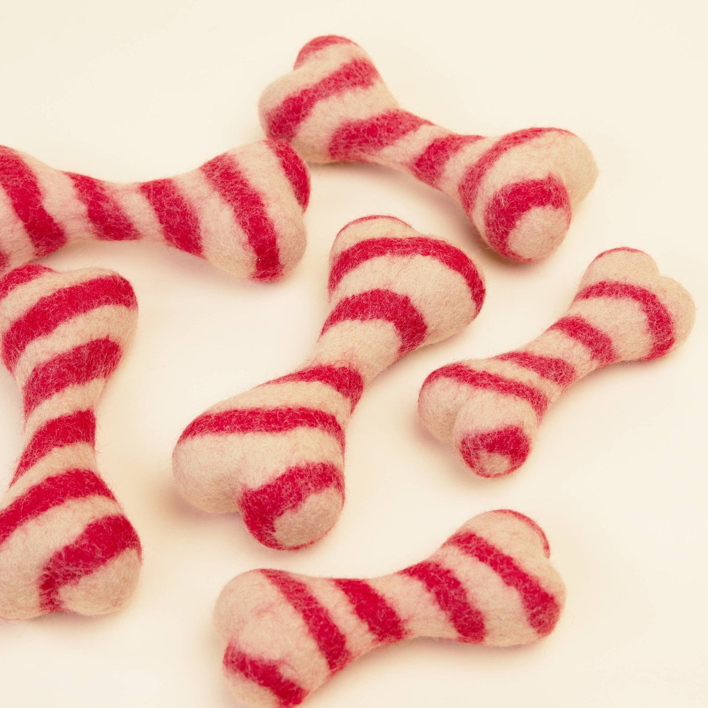 Wool Bone - Candycane - Ruffingdales, Inc