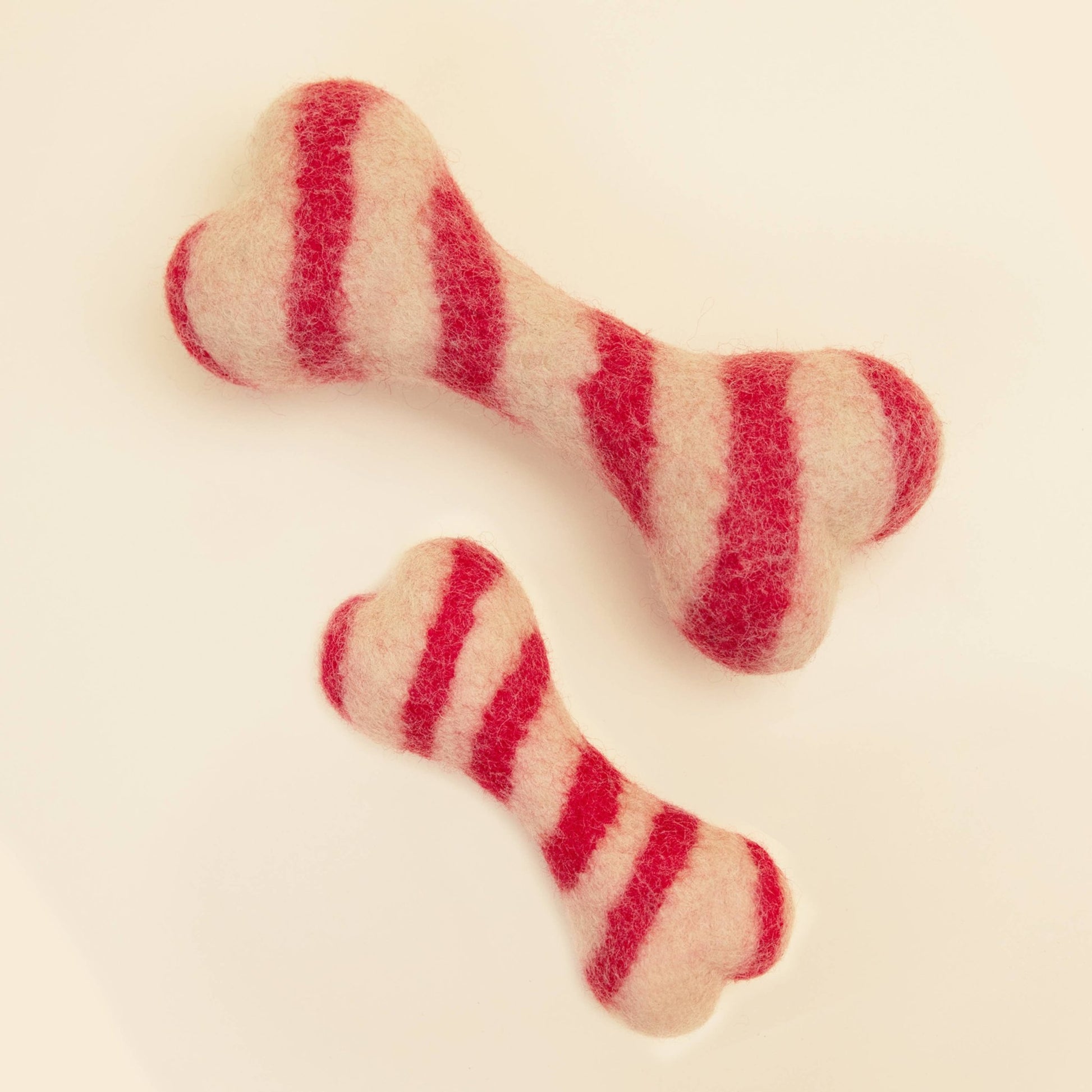 Wool Bone - Candycane - Ruffingdales, Inc