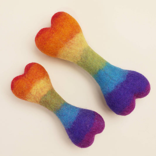 Wool Bone - Rainbow - Ruffingdales, Inc